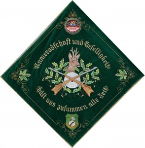 WRS Vereinsfahne grüne Seite freigestellt